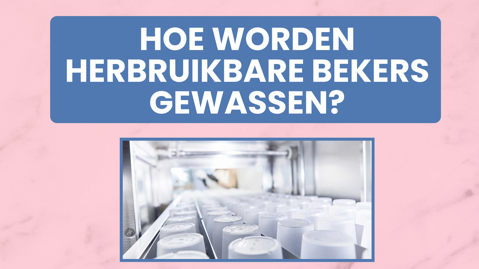 Hoe worden festivalbekers gewassen